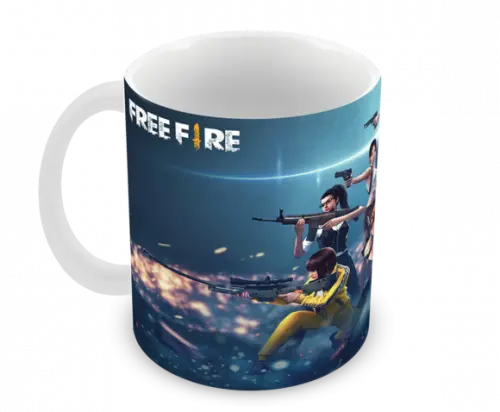 Caneca Polímero Free Fire Personalizada