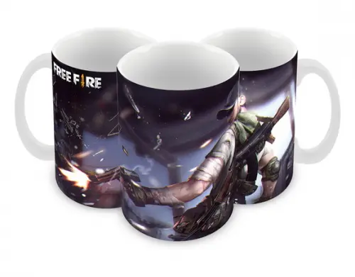 Caneca Polímero Free Fire Personalizada