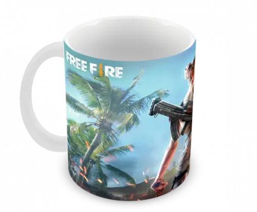 Caneca Polímero Free Fire Personalizada