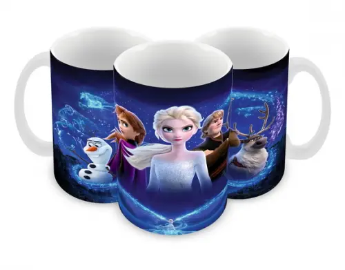 Caneca Polímero Frozen 2 Personalizada