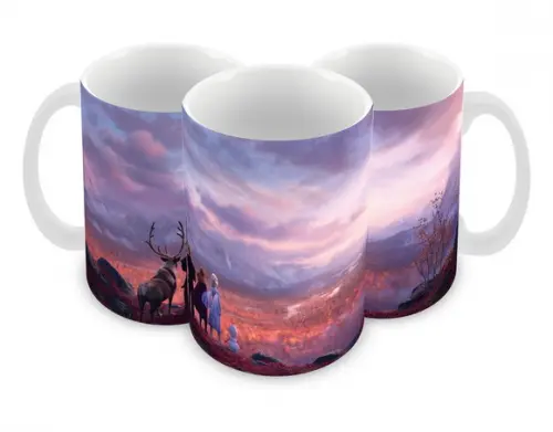 Caneca Polímero Frozen 2 Personalizada