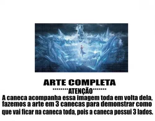 Caneca Polímero Frozen 2 Personalizada