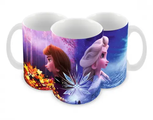 Caneca Polímero Frozen 2 Personalizada