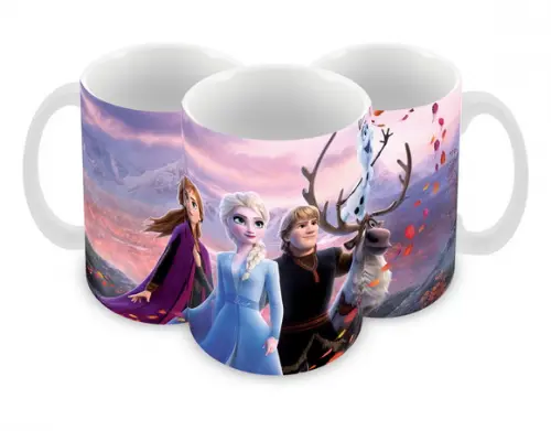 Caneca Polímero Frozen 2 Personalizada