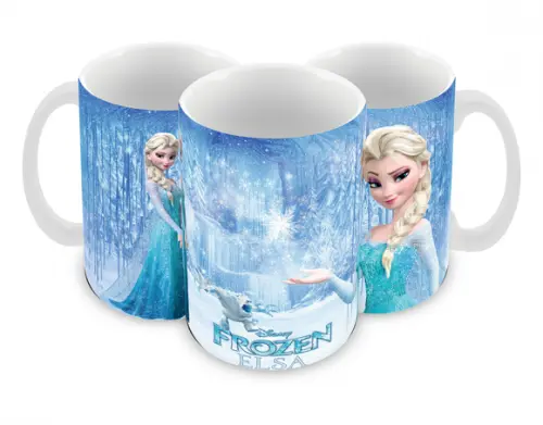 Caneca Polímero Frozen Personalizada
