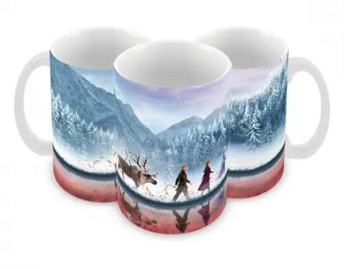 Caneca Polímero Frozen 2 Personalizada