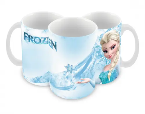 Caneca Polímero Frozen Personalizada