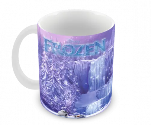 Caneca Polímero Frozen Personalizada