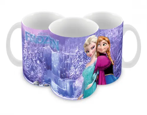 Caneca Polímero Frozen Personalizada