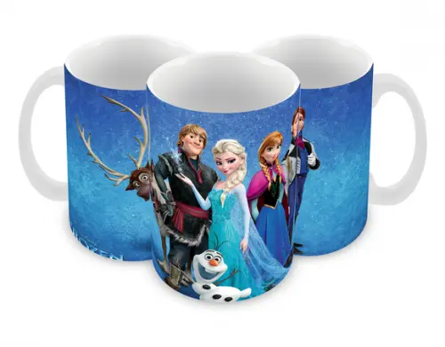 Caneca Polímero Frozen Personalizada