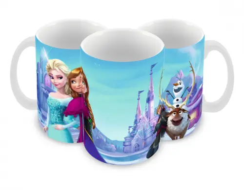 Caneca Polímero Frozen Personalizada