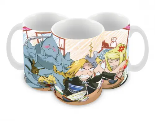Caneca Polímero Fullmetal Alchemist Personalizada