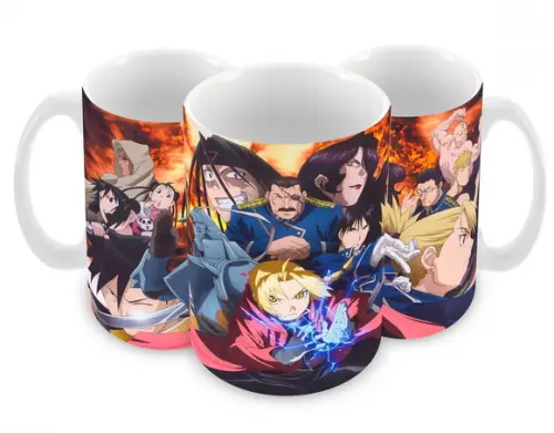 Caneca Polímero Fullmetal Alchemist Personalizada