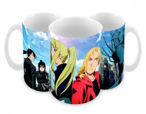 Caneca Polímero Fullmetal Alchemist Personalizada