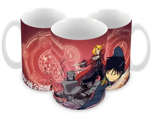 Caneca Polímero Fullmetal Alchemist Personalizada