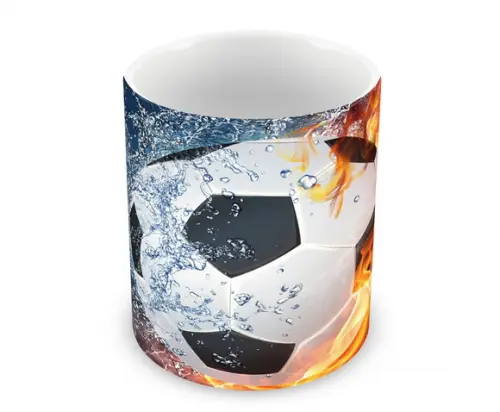 Caneca Polímero Futebol Personalizada