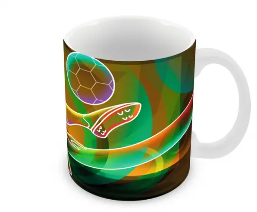 Caneca Polímero Futebol Personalizada