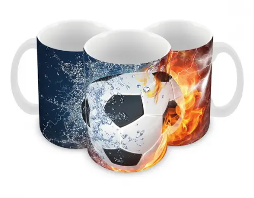 Caneca Polímero Futebol Personalizada
