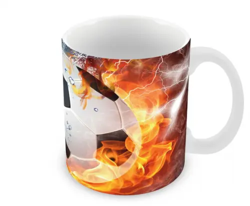 Caneca Polímero Futebol Personalizada