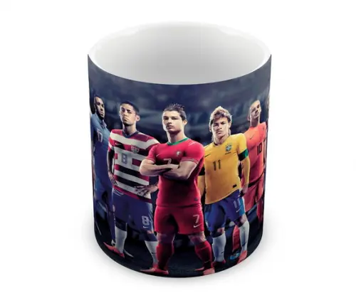 Caneca Polímero Futebol Personalizada