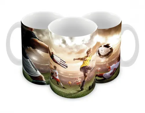 Caneca Polímero Futebol Personalizada