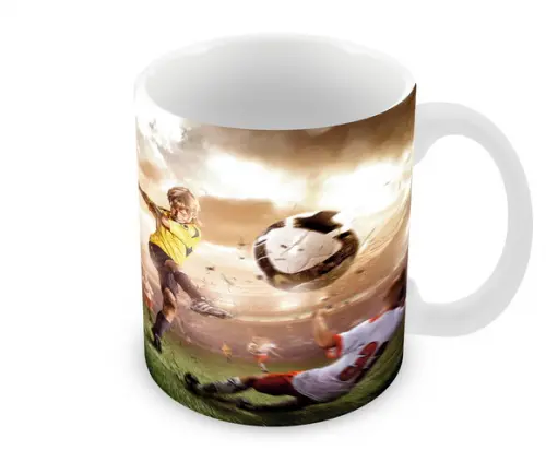 Caneca Polímero Futebol Personalizada