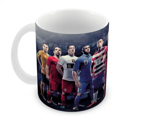 Caneca Polímero Futebol Personalizada