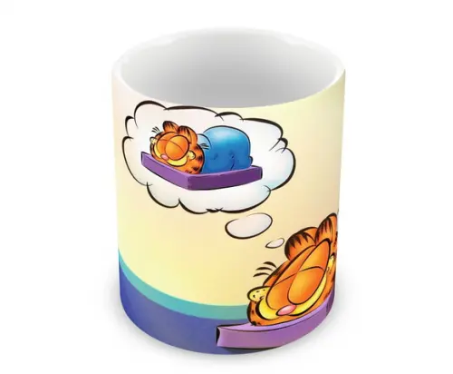 Caneca Polímero Garfield Personalizada