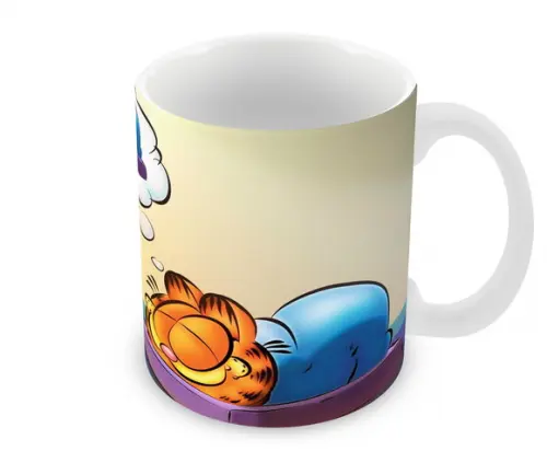 Caneca Polímero Garfield Personalizada