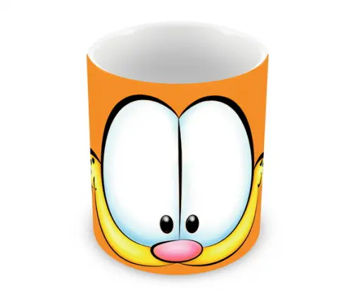 Caneca Polímero Garfield Personalizada