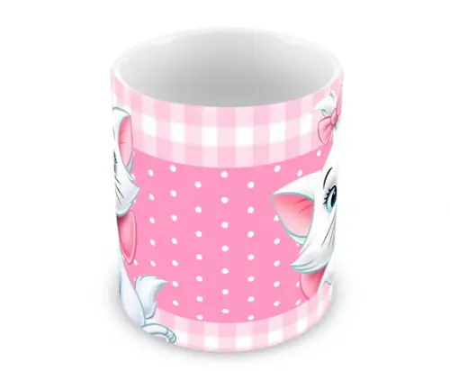 Caneca Polímero Gatinha Marie Personalizada