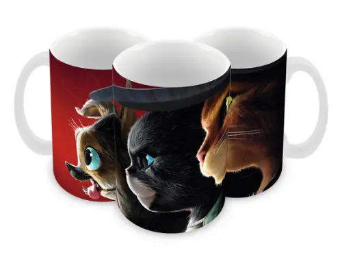 Caneca Polímero Gato de Botas 2 Personalizada