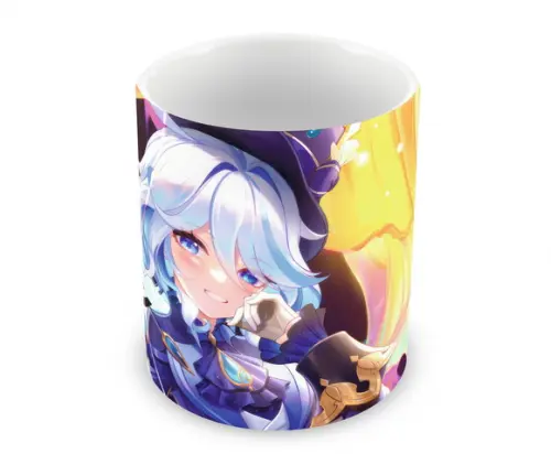 Caneca Polímero Genshin Impact Furina Personalizada