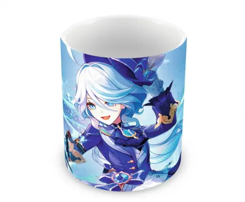 Caneca Polímero Genshin Impact Furina Personalizada