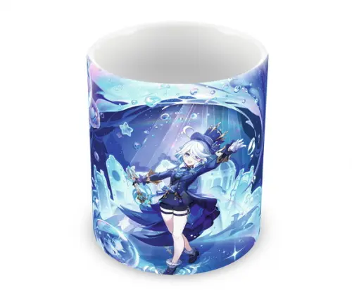 Caneca Polímero Genshin Impact Furina Personalizada