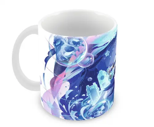 Caneca Polímero Genshin Impact Furina Personalizada