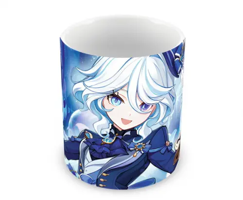 Caneca Polímero Genshin Impact Furina Personalizada