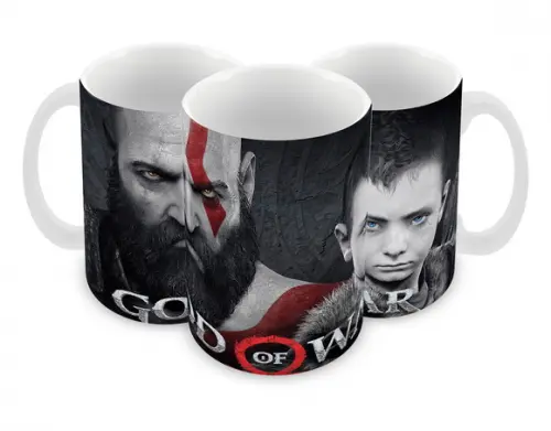 Caneca Polímero God Of War Personalizada