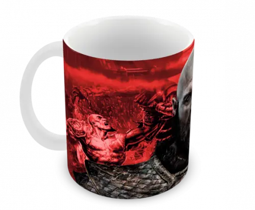 Caneca Polímero God Of War Personalizada