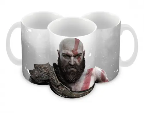 Caneca Polímero God Of War Personalizada