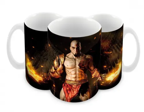 Caneca Polímero God Of War Personalizada