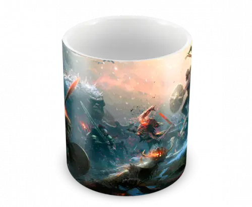 Caneca Polímero God Of War Personalizada