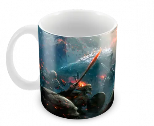Caneca Polímero God Of War Personalizada