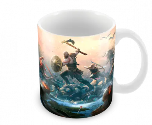 Caneca Polímero God Of War Personalizada