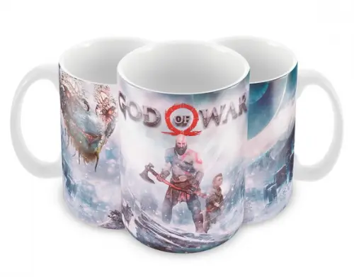 Caneca Polímero God Of War Personalizada