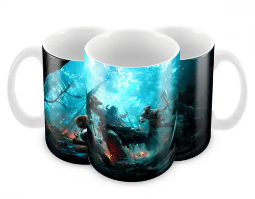 Caneca Polímero God Of War Personalizada
