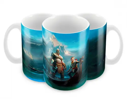 Caneca Polímero God Of War Personalizada