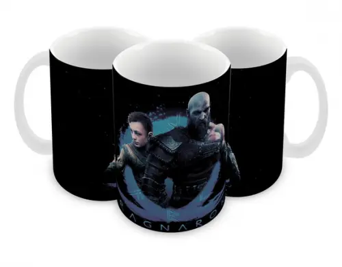 Caneca Polímero God Of War Ragnarok Personalizada