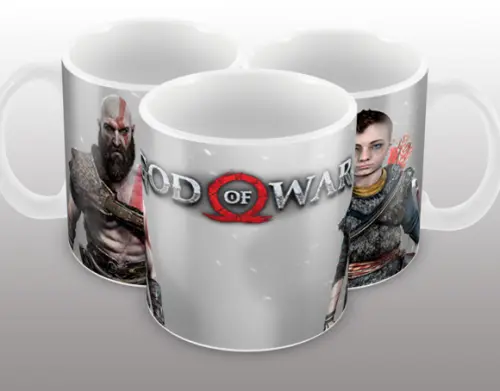 Caneca Polímero God Of War Personalizada