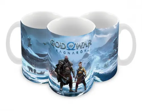 Caneca Polímero God Of War Ragnarok Personalizada